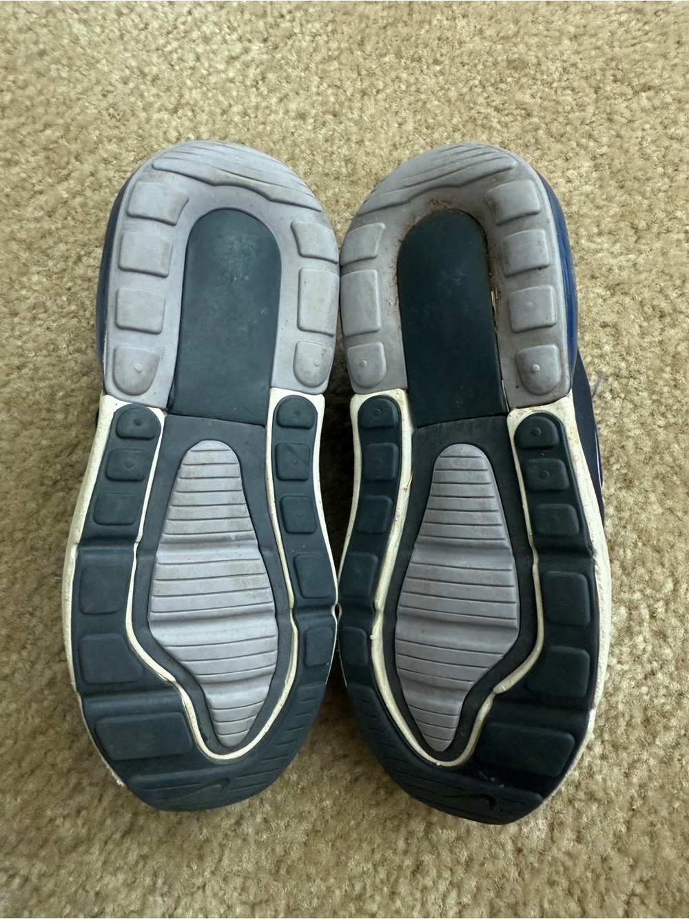 Nike Kids Navy/Light Blue Slip-On Sneakers - Picture 4 of 5